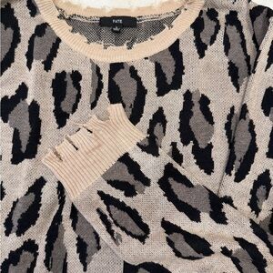 Distressed Cheetah Sweater